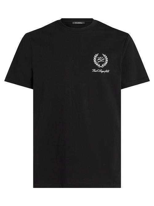 Karl Lagerfeld Bluser & t-shirts 'Hotel'  sort / hvid