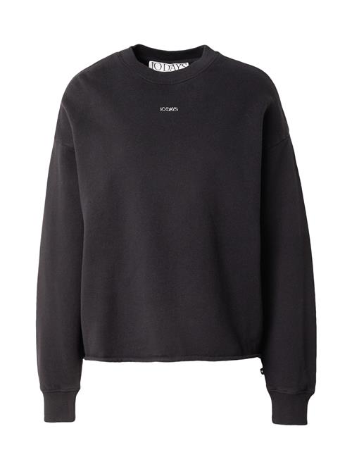 10Days Sweatshirt  sort / hvid