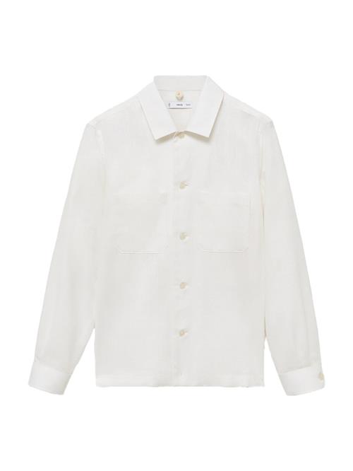 MANGO MAN Skjorte 'IBIZA'  naturhvid