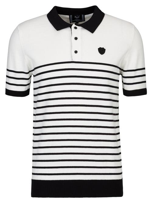 19V69 ITALIA Bluser & t-shirts 'Manfredi'  sort / hvid