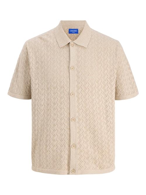 JACK & JONES Skjorte 'JORTyler'  beige