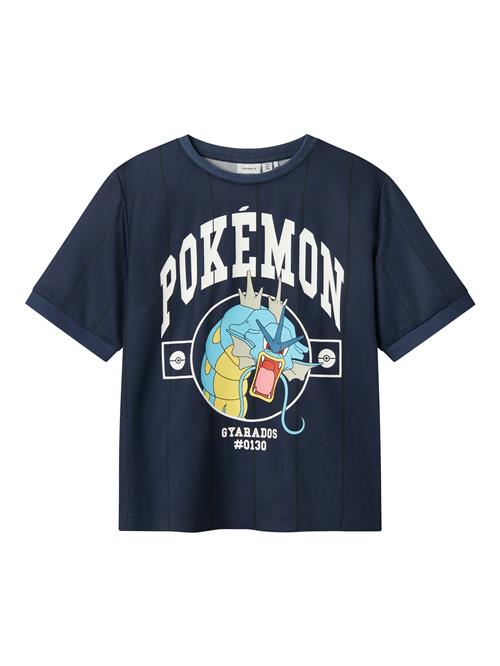 NAME IT Shirts 'NKMMELT POKEMON'  navy / aqua / gul / hvid