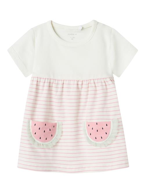 NAME IT Kjole 'NBFJABELLE'  lyserød / hvid