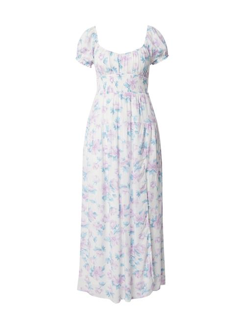 HOLLISTER Sommerkjole  lyseblå / lilla / hvid