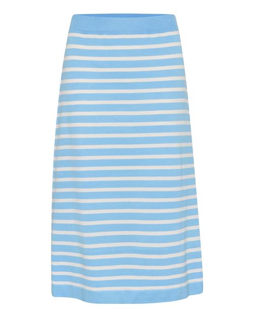 SAINT TROPEZ Nederdel 'SZMila'  himmelblå / hvid
