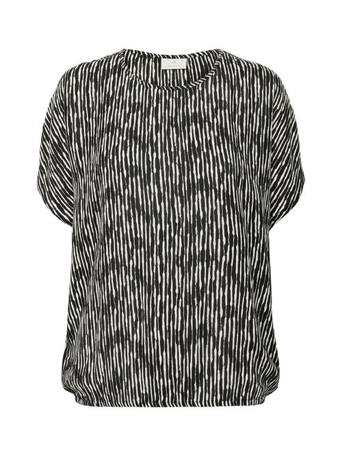 Se Kaffe Bluse 'KAAmber'  sort / hvid hos About You