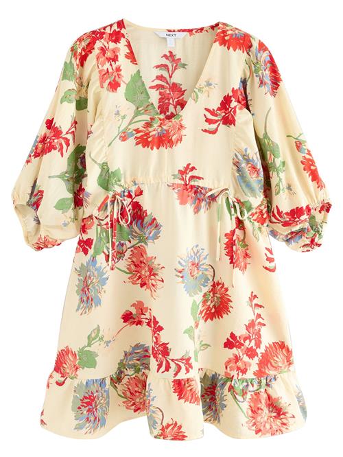 Next Kjole  ecru / siv / rød / melon