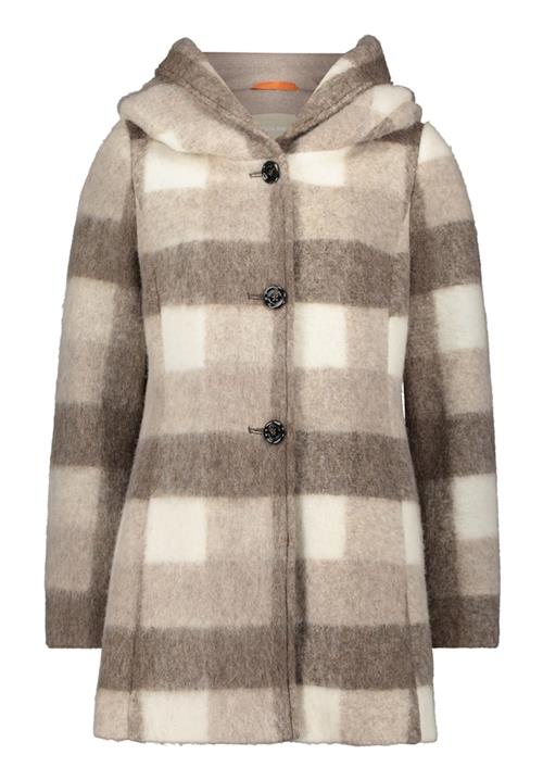 Amber & June Overgangsjakke  taupe / hvid