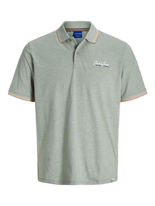JACK & JONES Bluser & t-shirts 'JORTONS'  grøn-meleret / orange / hvid