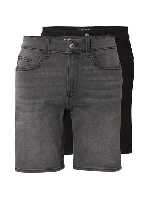 Only & Sons Jeans 'ONSWEFT'  grey denim / sort