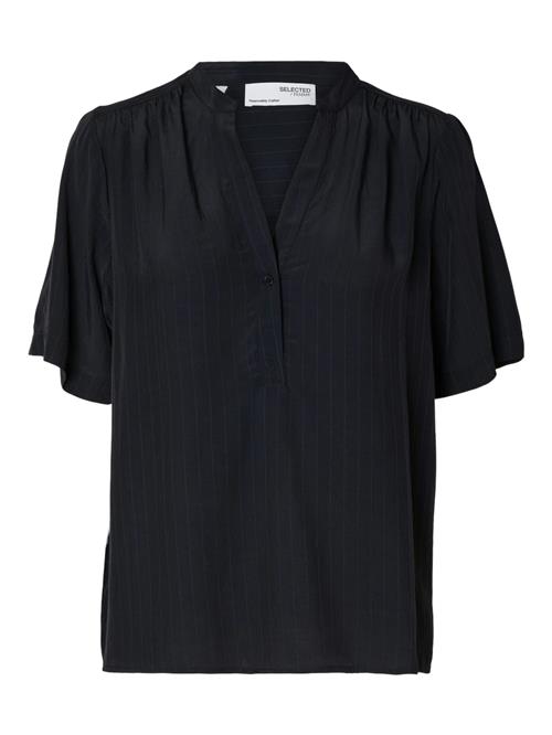 Se SELECTED Bluse 'Susie-Mivia'  marin / navy hos About You
