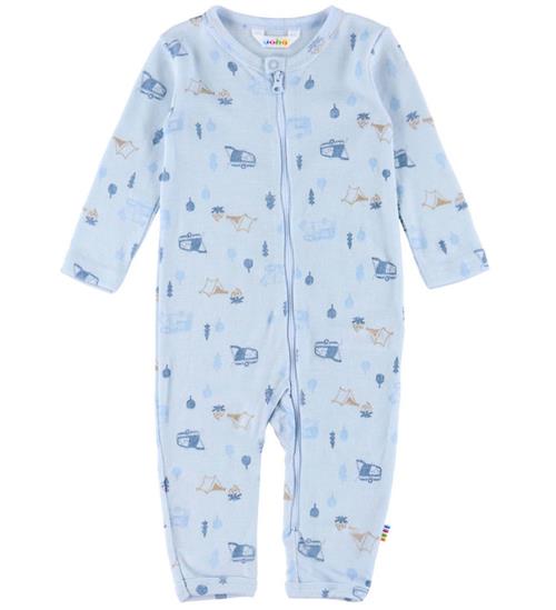 Joha Heldragt - Uld - Lyseblå m. Camping