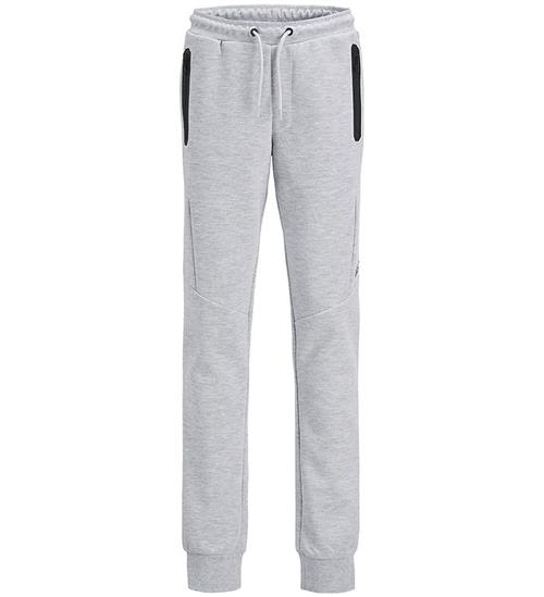 Jack & Jones Sweatpants - Noos - JpsTwill - Light Grey Melange