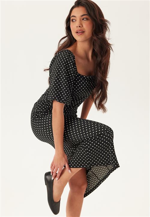 BUBBLEROOM Volume Sleeve Midi Dress