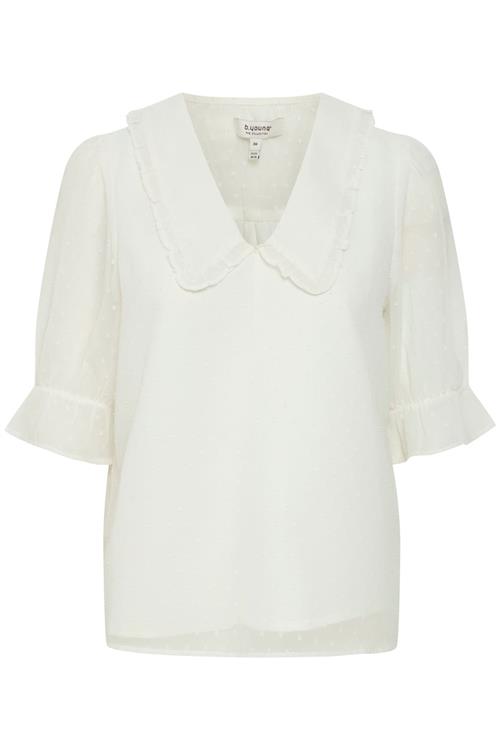 b.young Bluse 'Isigne'  uldhvid