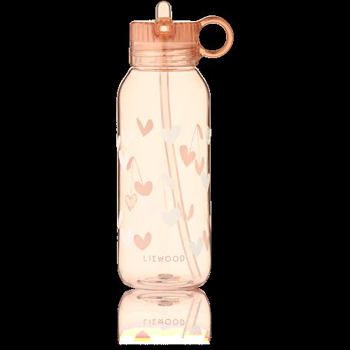 Liewood Yang Tritan Vandflaske 500 Ml Sweethearts / Pale Tuscany  Sweethearts / Pale Tuscany-One Size  Beige  One Size  unisex