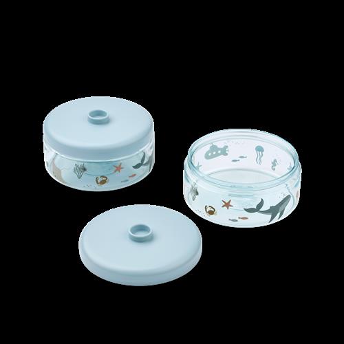 Liewood Dominique Food Tritan-bokse 500 Ml 2-pak Sea Creature / Sandy  Sea Creature / Sandy-One Size  Blå  One Size  unisex