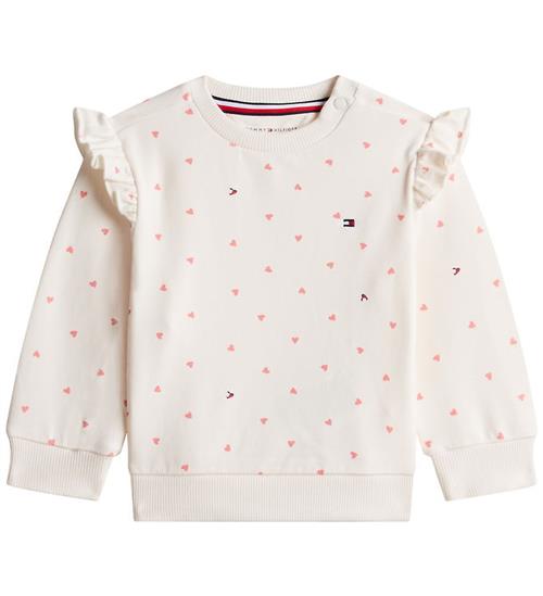 Tommy Hilfiger Sweatshirt - Ancient White/Aop Hearts