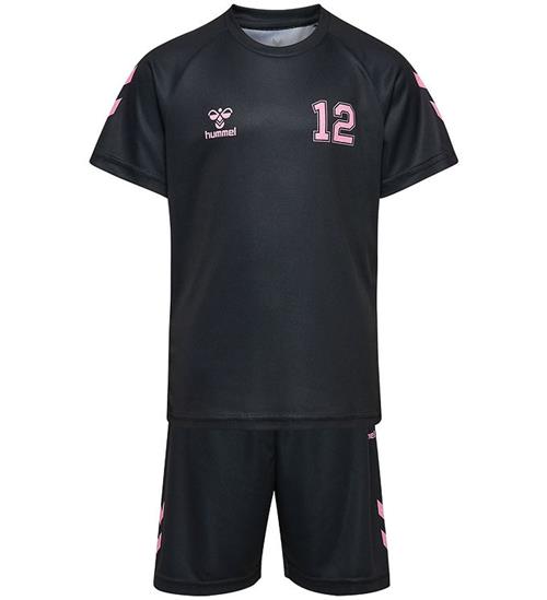 Hummel Shorts/T-shirt - hmlShimmer - Black/Bridal Rose