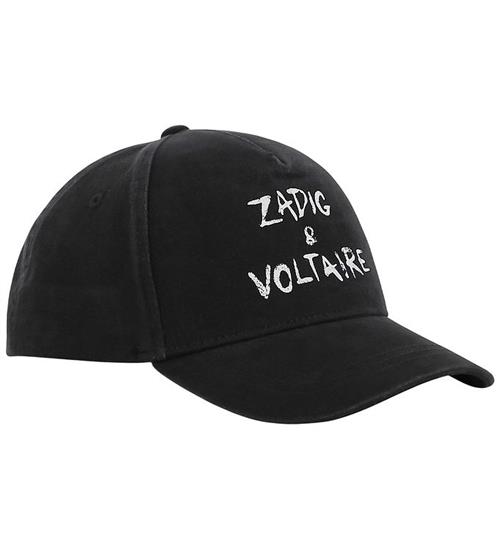 Zadig & Voltaire Kasket - Sort m. Hvid