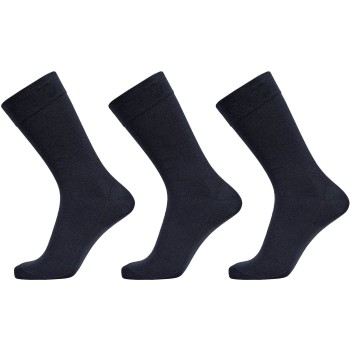 Egtved Strømper 3P Organic Cotton Socks Marineblå Str 40/45