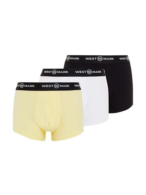 WESTMARK LONDON Boksershorts  gul / sort / hvid