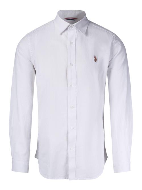 U.S. POLO ASSN. Skjorte 'Bolt'  hvid