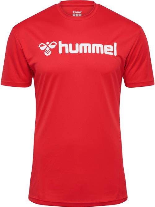 Hummel Funktionsskjorte  cranberry / hvid