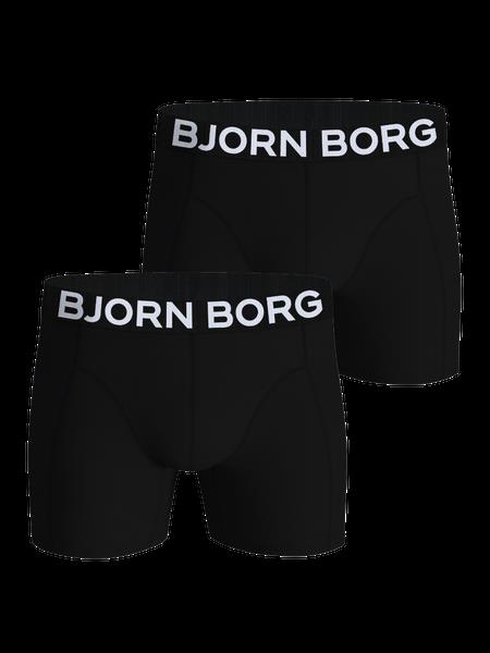 Björn Borg Organic Cotton Stretch Boxers 2-pack Sort, XS