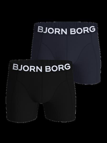 Björn Borg Organic Cotton Stretch Boxers 2-pack Sort, XS