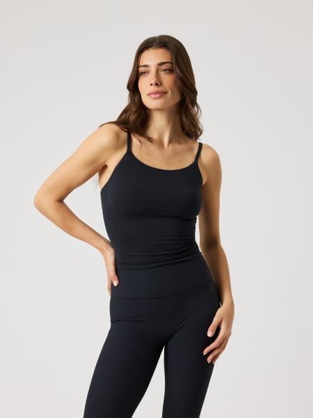 Björn Borg Studio Soft Cropped Tank Top Sort, L