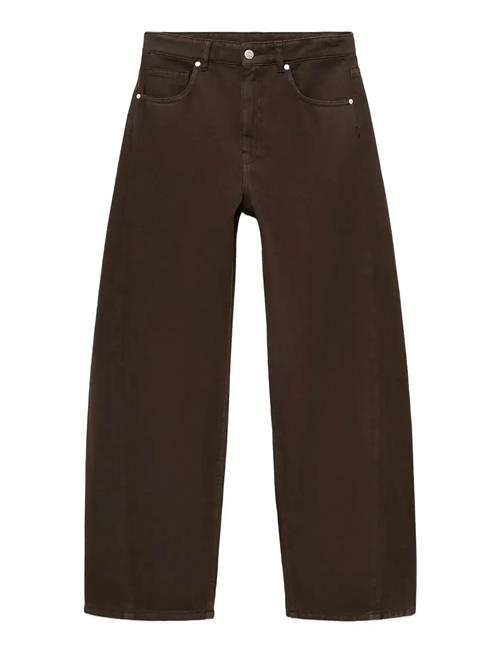 Mango | Mid-Rise Barrel Jeans | 38