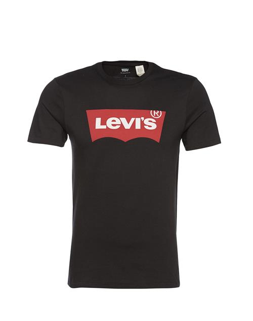 LEVI'S ® Bluser & t-shirts 'Graphic Set-In Neck T-Shirt'  rød / sort