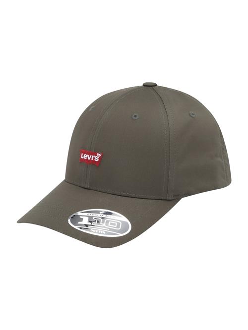 LEVI'S ® Hætte 'Housemark Flexfit Cap'  khaki / rød / hvid