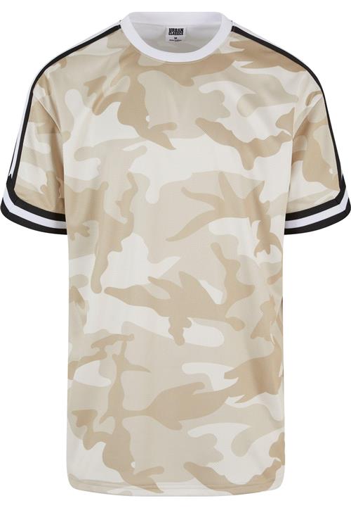 Urban Classics Bluser & t-shirts 'AOP'  beige / sand / sort / hvid