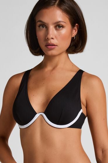 Hunkemöller Neopren bikinitop Sort