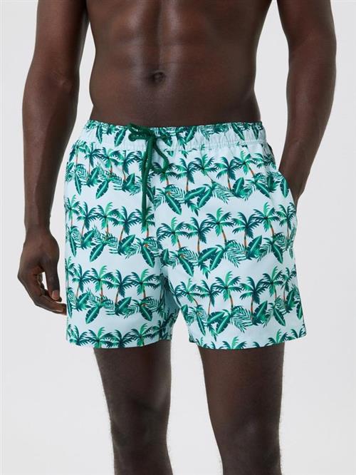BORG PRINT SWIM SHORTS, BB STICKY LEAVES BIG