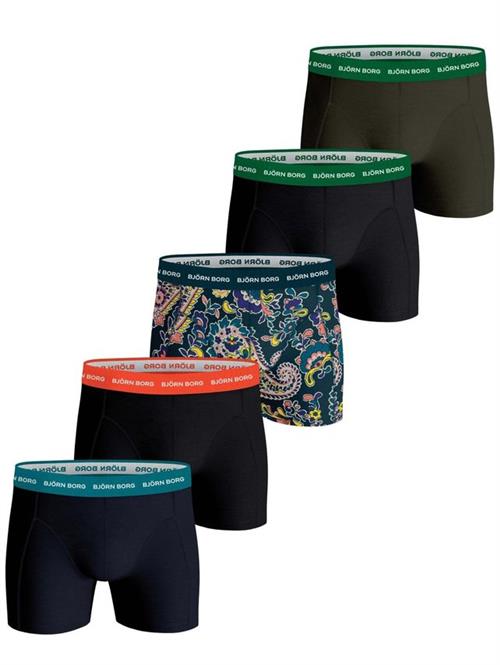COTTON STRETCH BOXER 5p, MULTIPACK 6