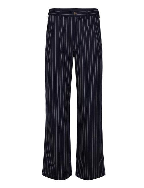 Prohibited | Pinstripe Pleated Pants Navy | 28