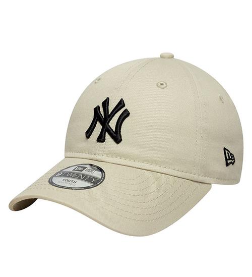 New Era Kasket - 9Forty - New York Yankees - Lys Beige m. logo