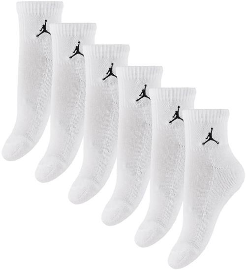 Jordan Strømper - 6-pak - Quarter - White