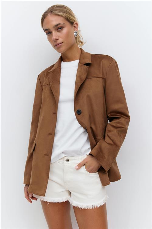 Gina Tricot - Low denim shorts - Denim shorts - Hvid - 32 - Dame