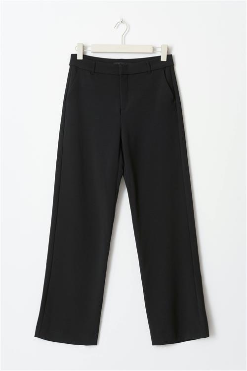 Gina Tricot - Straight tall trousers - Habitbukser - Sort - 40 - Dame