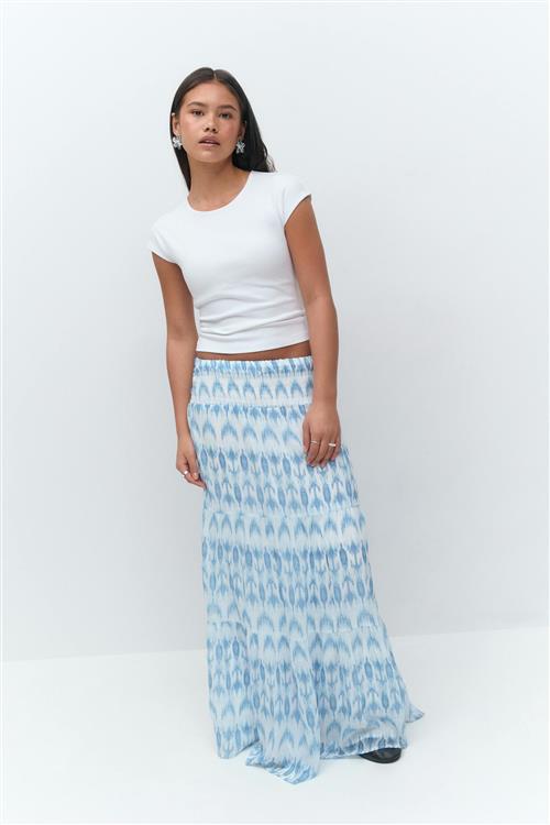 Gina Tricot - Y iconic boho maxi skirt - Nederdele - Blå - 134/140 - Pige