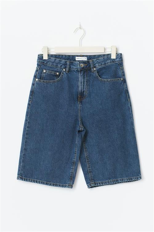 Gina Tricot - Baggy denim shorts - Denim shorts - Blå - 44 - Dame