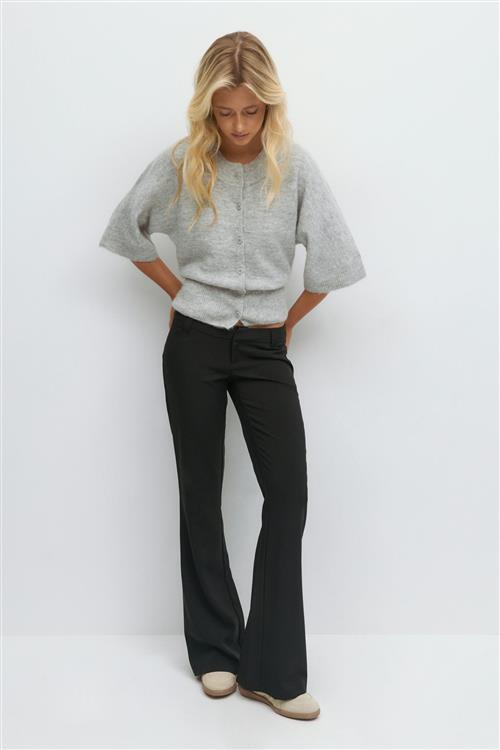 Gina Tricot - 14+ low bootcut trousers - bukser - Sort - S - Dame