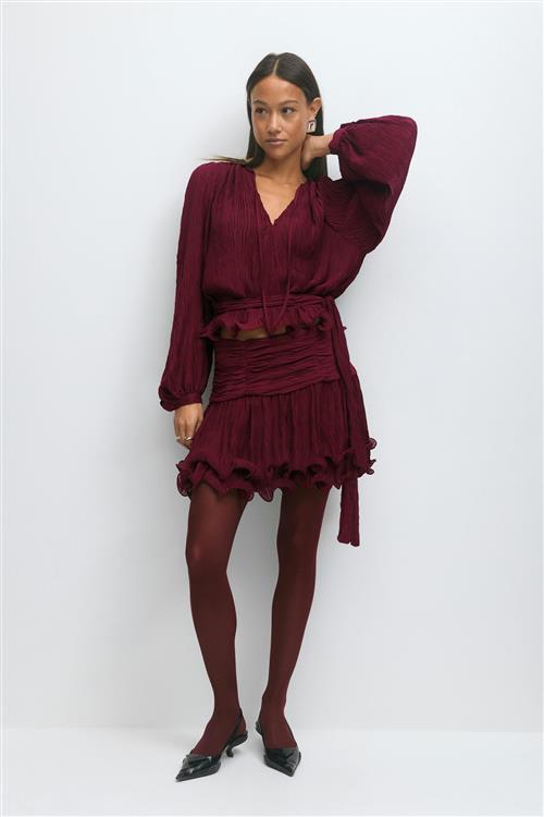 Gina Tricot - Mini skirt - korte nederdele - Rød - 34 - Dame