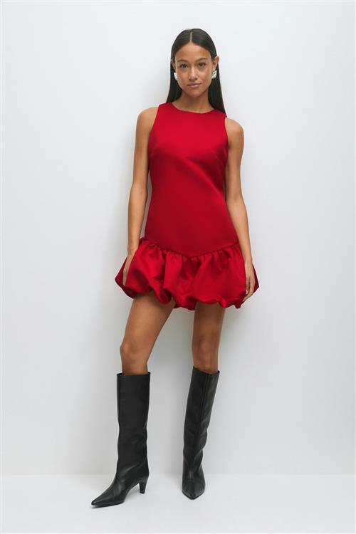 Gina Tricot - Balloon mini dress - korte kjoler - Rød - 34 - Dame