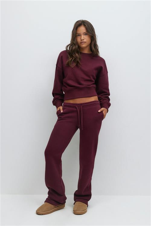 Gina Tricot - Y low waist sweatpants - underdele - Rød - 146/152 - Pige