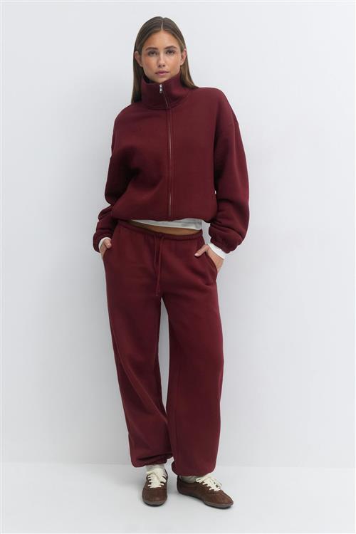 Gina Tricot - Soft sport sweatpants - Joggingbukser - Rød - M - Dame